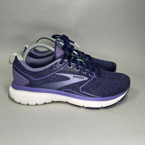 Brooks Transmit 3 Running Shoes Women's 8.5 Purple Athletic Training Sneakers - Picture 1 of 14